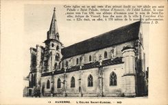 CPA Auxerre L'Eglise Saint Eusebe