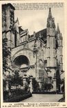 CPA Auxerre Ruines De L'Ancienne Chapelle ND des Vertus et transept de la cathedrale