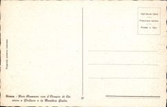 Idiota del romano de Roma Foro de la POSTAL de la VENDIMIA él Tempio di Castore E Polluce E la basílica Julia