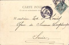 VINTAGE POSTCARD Park Of Rambouillet the English Garden And the River