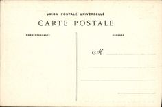 VINTAGE POSTCARD Vague Biarritz Under the Terrace of the hotel of the Palate