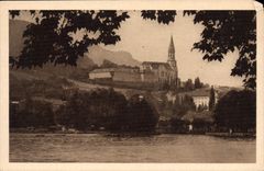 CPA Annecy Le Monastere De La Visitation Le Lac