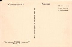 CPA Annecy Le Monastere De La Visitation Le Lac