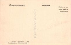 CPA Annecy Duingt Vue Prise Du Debarcadere Bateau