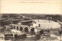 CPA Toulouse Vue Generale Sur La Garonne