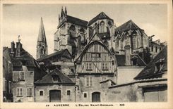 CPA Auxerre L'Eglise Saint Germain