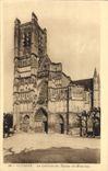 VINTAGE POSTCARD Auxerre the Cathedral Church St Etienne
