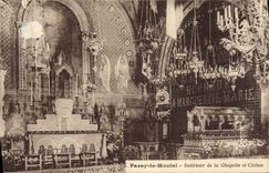 VINTAGE POSTCARD Paray Interior Monial Of the Vault And Drives out