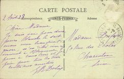 VINTAGE POSTCARD Paray Interior Monial Of the Vault And Drives out