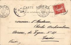 VINTAGE POSTCARD Town hall Paris Staircase