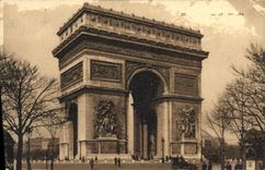 CPA Paris Arc de Triomphe