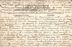 VINTAGE POSTCARD Cauterets the Lake De Gaube And Vignemale