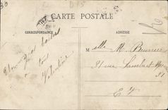 VINTAGE POSTCARD Paris the Park Heap Ruins