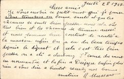 VINTAGE POSTCARD Dieppe Seen On Cliffs