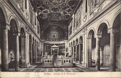 POSTAL Roma Chiesa Di S Lenient de la VENDIMIA