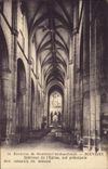 CPA Environs De Bourbon I'Archambault Souvigny Interieur de l'eglise Nef principale