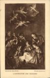 VINTAGE POSTCARD delle Worship Of the Shepherds Gherardo Notti