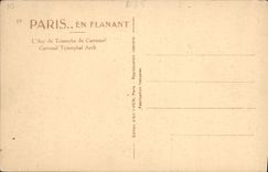 CPA Paris En Flanant L'Arc De Triomphe Du Carrousel