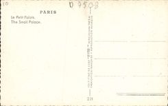 MODERN CARD Paris the Petit Palais