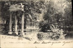 CPA Paris Le Parc Monceau