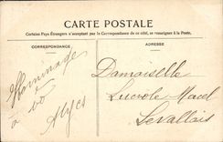 VINTAGE POSTCARD Versailles Small Trianon Main entrance