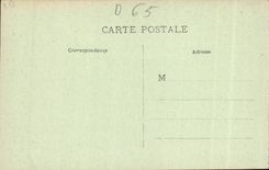 VINTAGE POSTCARD Route of Luz has Gavarnie the bridge of Sin