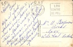 POSTAL MODERNA para recordar de Notre Dame de Lourdes