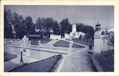 POSTAL de la VENDIMIA la basílica De Lisieux la manera externa de cruz