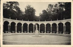 VINTAGE POSTCARD Park Of the Castle Of Versailles the colonnade