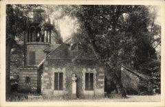 VINTAGE POSTCARD Hamlet Of Small Trianon dairy and the tower of Malborough