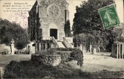 CPA Abbaye de Port Royal Les Ruines des piliers et de la base de la chaire