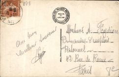 VINTAGE POSTCARD Versailles Palate Hamlet of Small Trianon dairy and the tower of Malborough