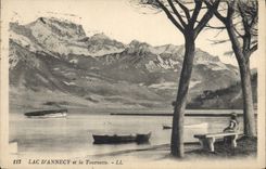 CPA lac D'Annecy et la Tournette