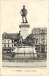 VINTAGE POSTCARD Mans the Statue of Chanzy