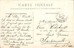 VINTAGE POSTCARD Holy Malo Pond with the Ducklings Children