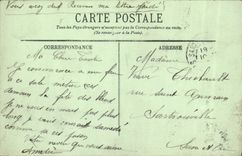 VINTAGE POSTCARD Saint Malo Les Bains of the Great Strike has high tide