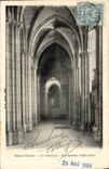 VINTAGE POSTCARD Holy Denis the Basilica Side aisle