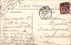 VINTAGE POSTCARD Senlis Large Gate of the Cathedral