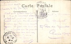 Escalera de Chartres de la POSTAL de la VENDIMIA de la reina de Berthe