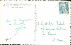 CPM Le Val Andre La Plage Le Verdelet vus des rochers des murs blanches
