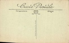 Paladar de Avignon de la POSTAL de la VENDIMIA de los papas Fresco de la torre de la reunión del garderobe de los frutis