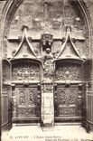 POSTAL Avignon de la VENDIMIA el detalle del Saint Pierre de la iglesia del pórtico