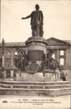 CPA Reims Statue de Louis XV