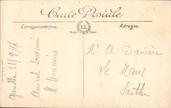 POSTAL Grenoble de la VENDIMIA el lugar Victor Hugo la estatua de Berlioz y de fortalezas