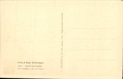 CPA Saint Raphael Vue Generale Et La Plage