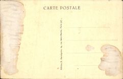 VINTAGE POSTCARD Paris Church Notre Dame Gate of Left Gate of the Virgin