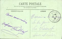 El ataque frontal más situado más al sur del corazón de Jarques del paladar de Bourges de la POSTAL de la VENDIMIA