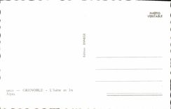 POSTAL MODERNA Grenoble Isere y las montan@as