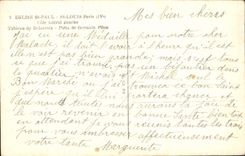 VINTAGE POSTCARD Church St Paul St Louis Paris Table of Delacroix Pieta of Germain Rammer