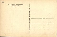 CPA Paris La Madeleine 